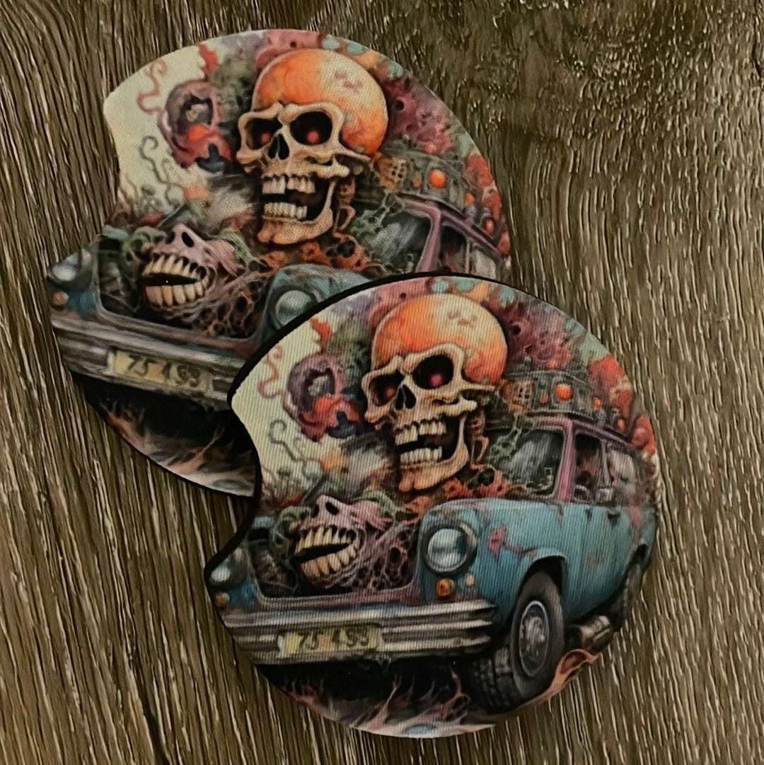 Skully Car Coaster #1 staytruedesignco