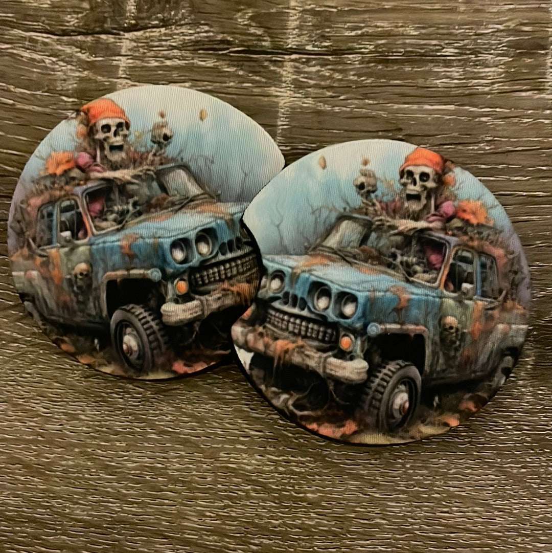 Skully Car Coaster #2 staytruedesignco