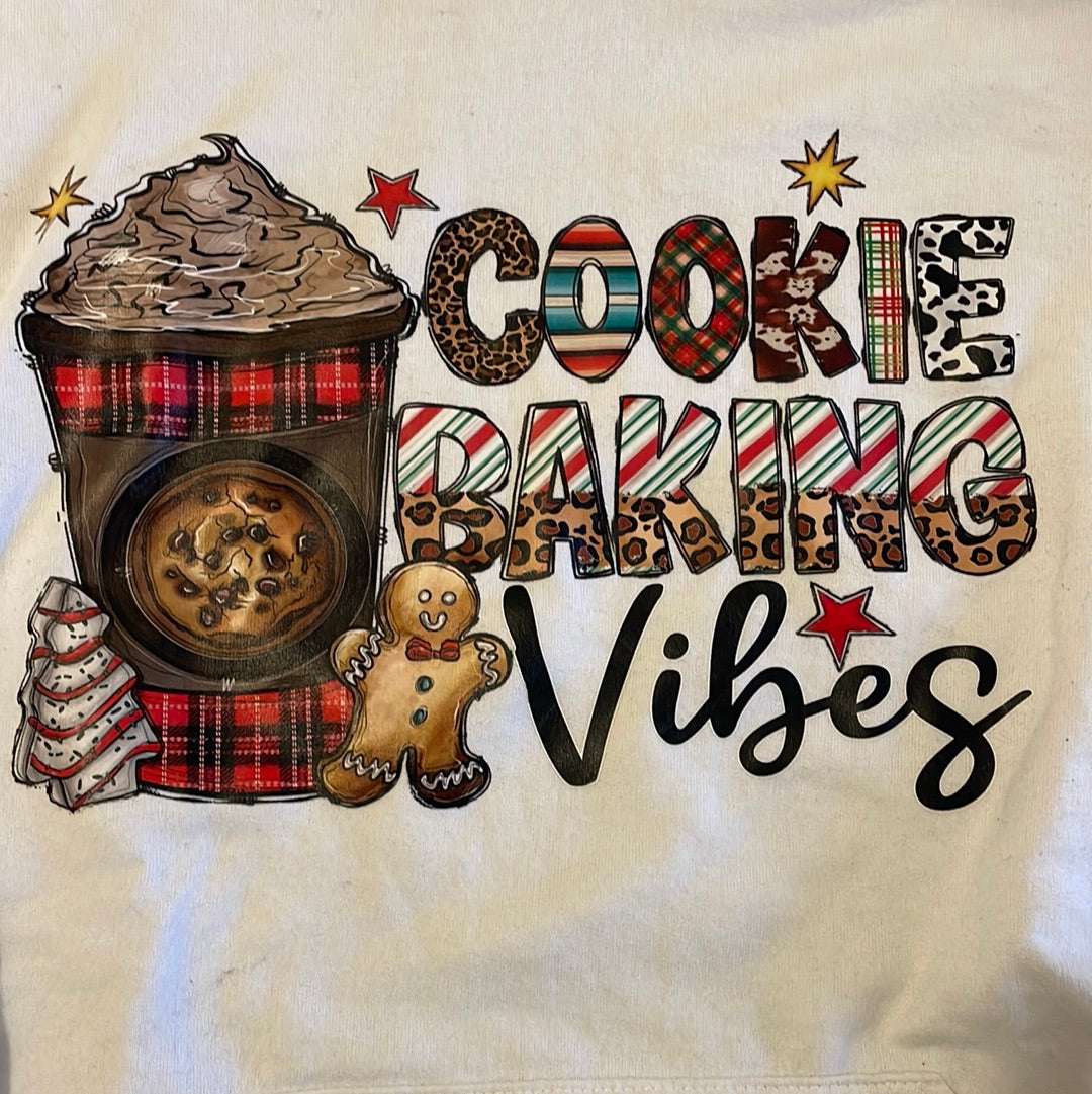 Cookie Baking Vibes Crew Neck Sweatshirt staytruedesignco