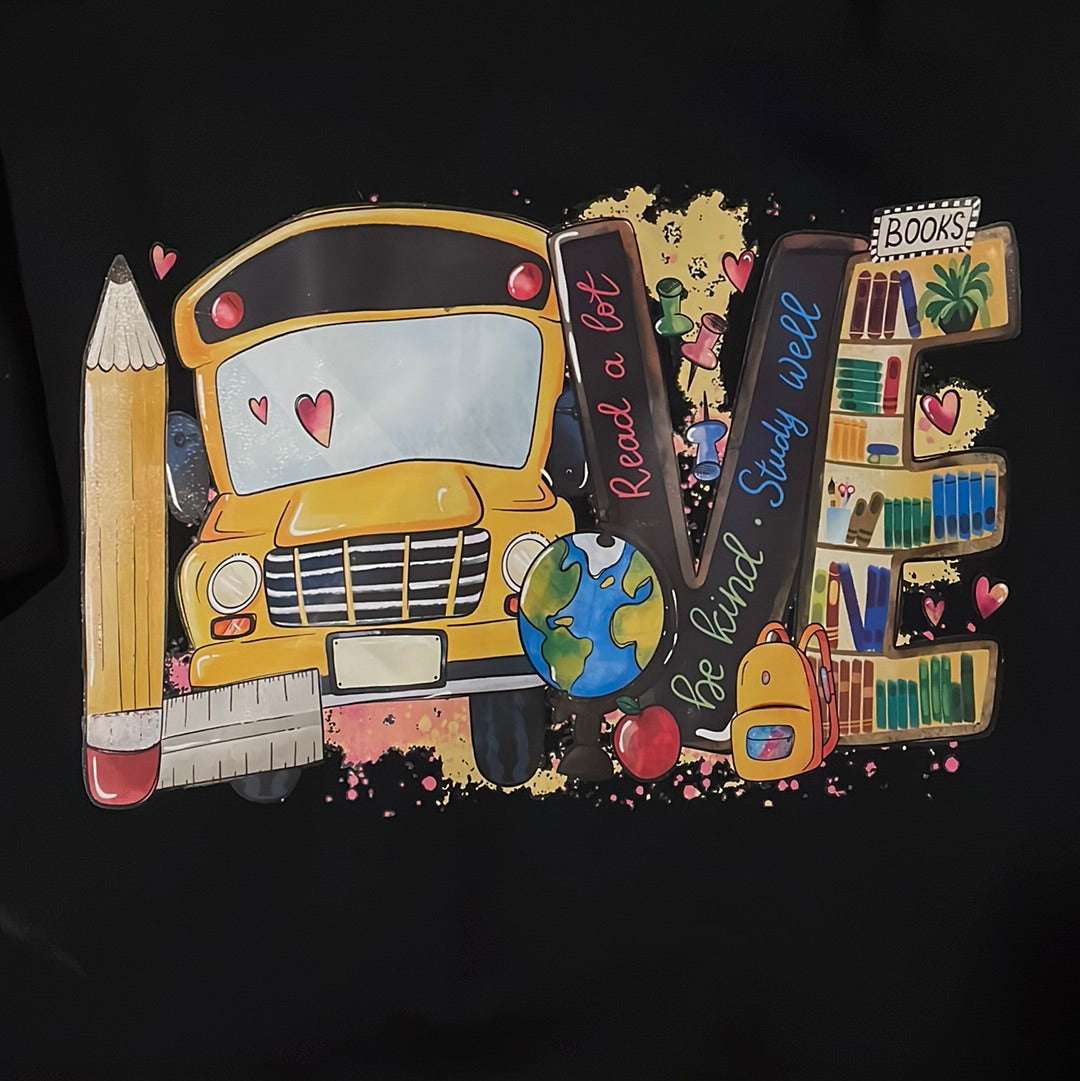 Bus Love Zip Up Hoodie Sweatshirt staytruedesignco