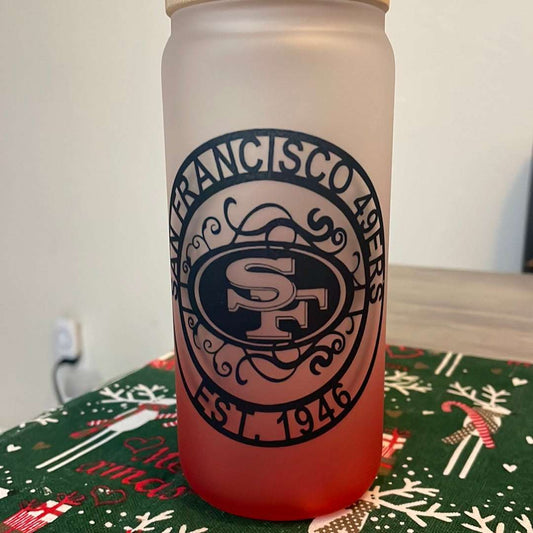 49er Gang Glass Can Cup staytruedesignco
