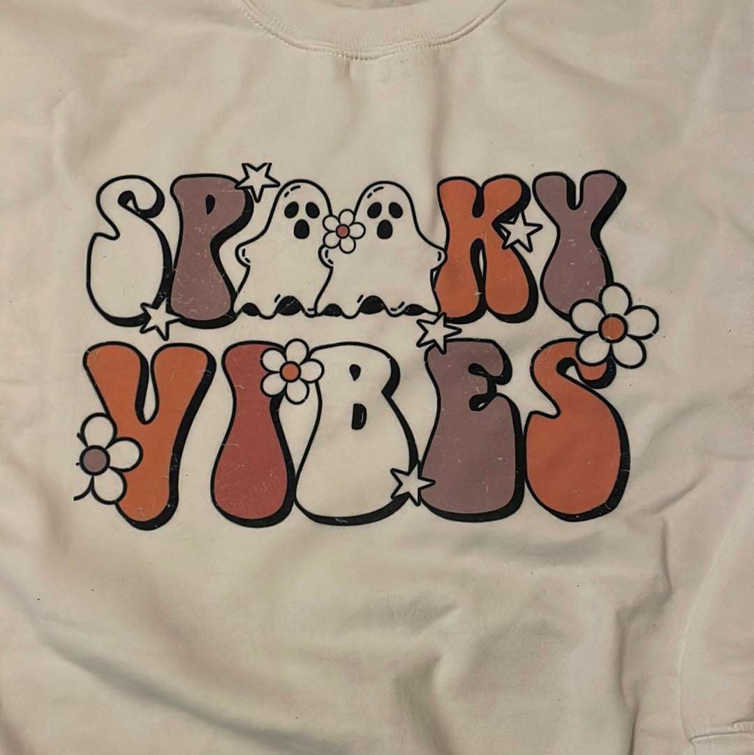 Spooky Vibes Crew Neck Sweatshirt staytruedesignco