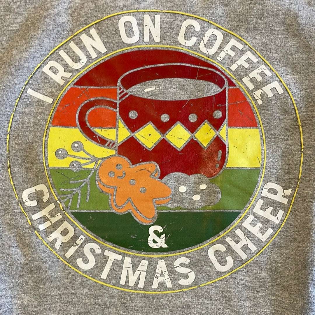 Coffee & Christmas Cheer Crew Neck Sweatshirt staytruedesignco