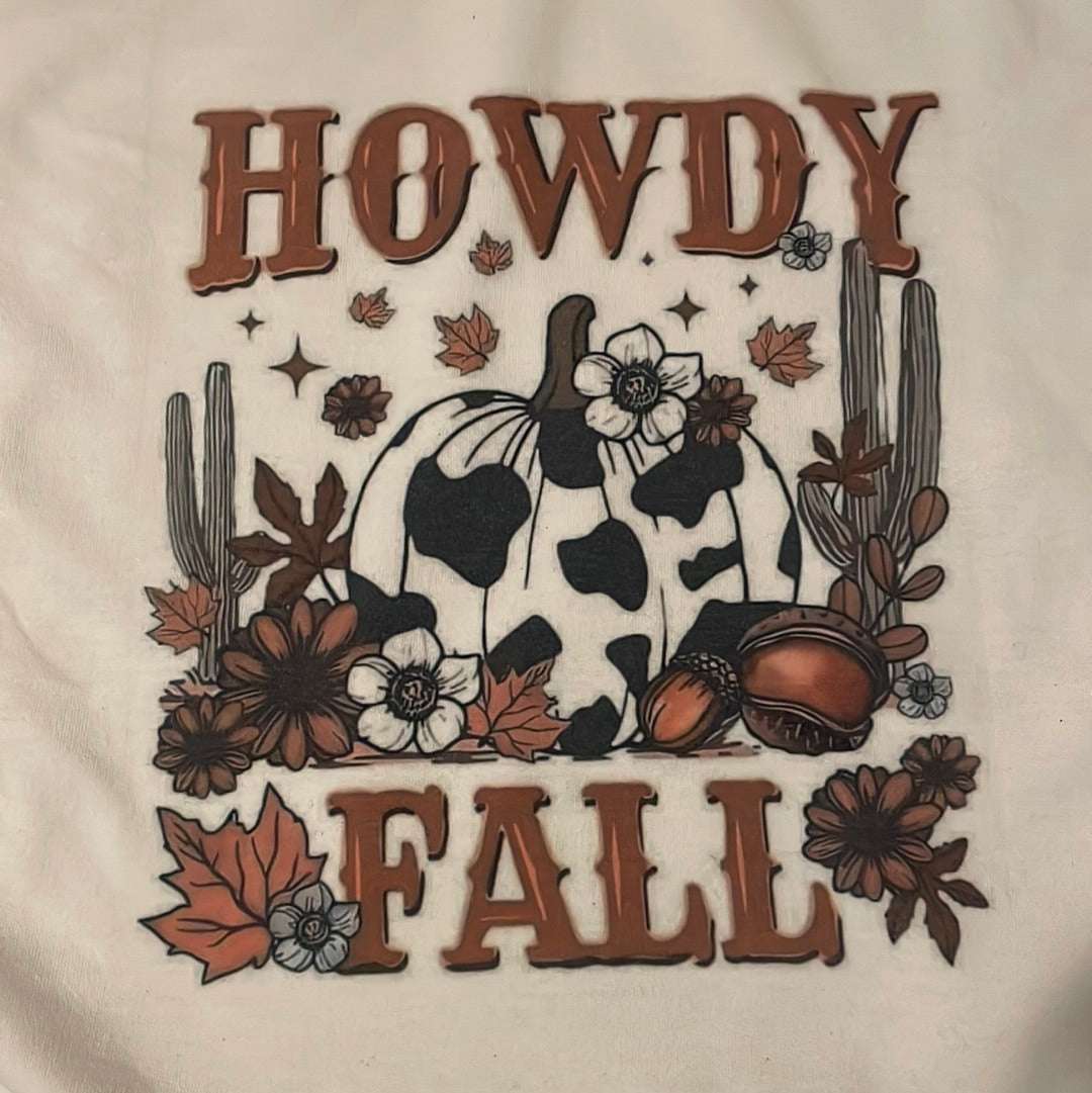 Howdy Fall Crew Neck Sweatshirt staytruedesignco