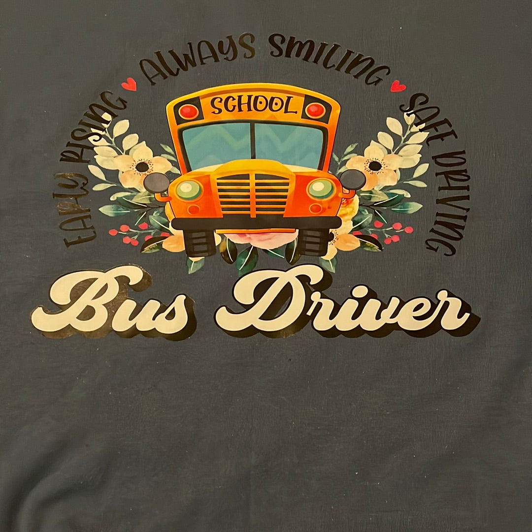 Bus Driver Crew Neck Sweatshirt