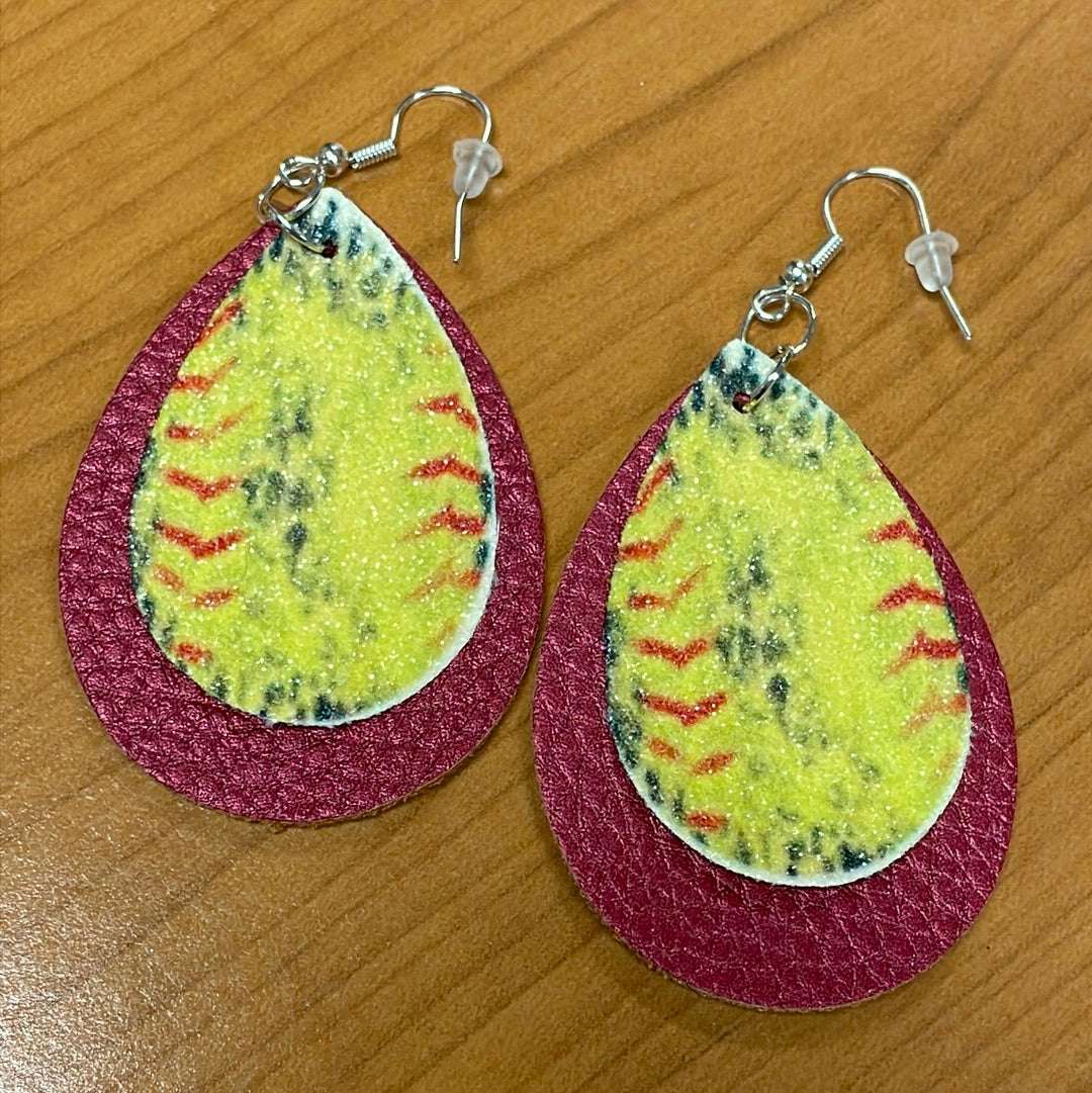 Softball Earrings staytruedesignco