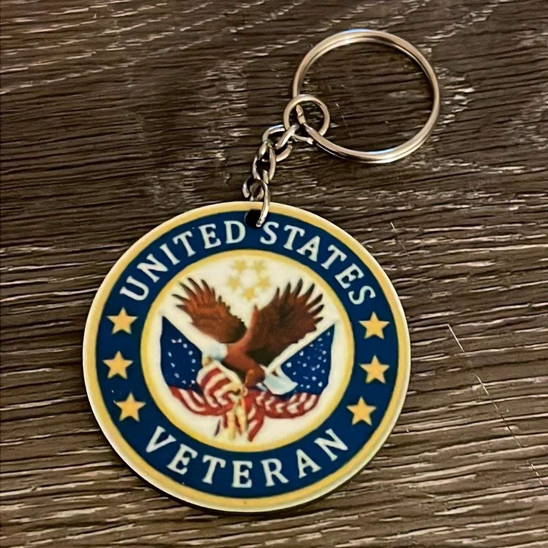 U.S. Veteran Keychain staytruedesignco
