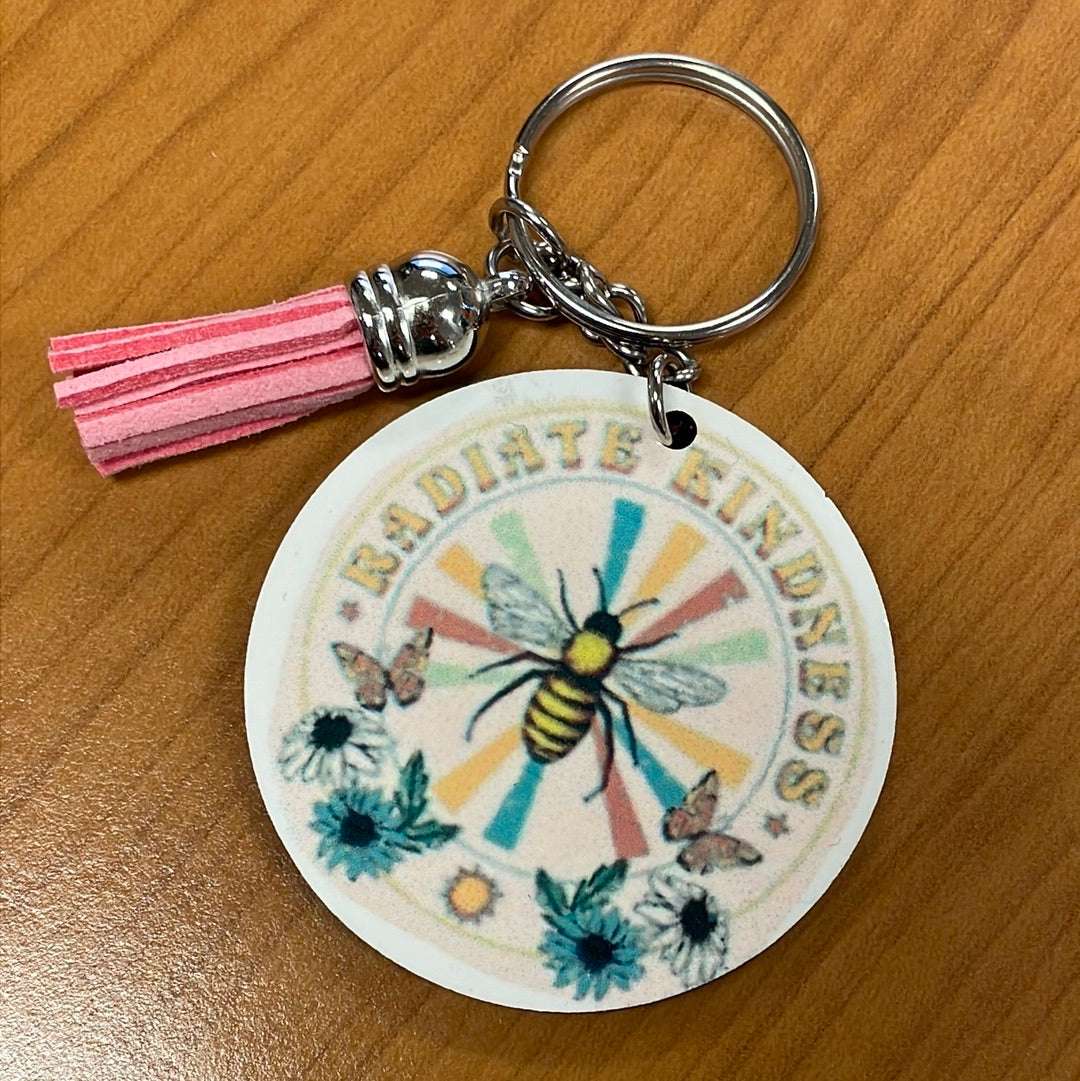 Kind Bee Keychain staytruedesignco