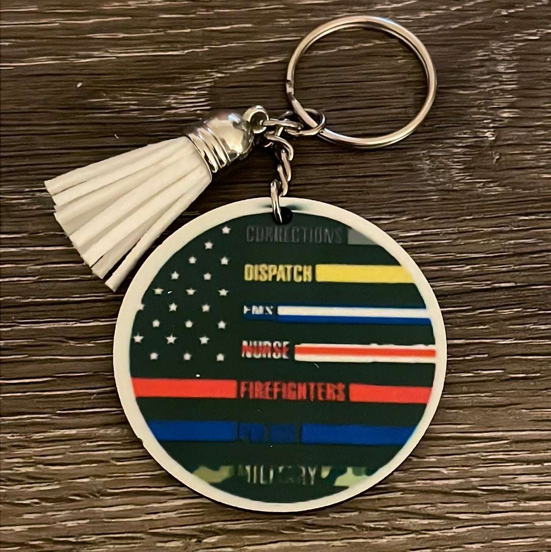 First Responders Keychain staytruedesignco