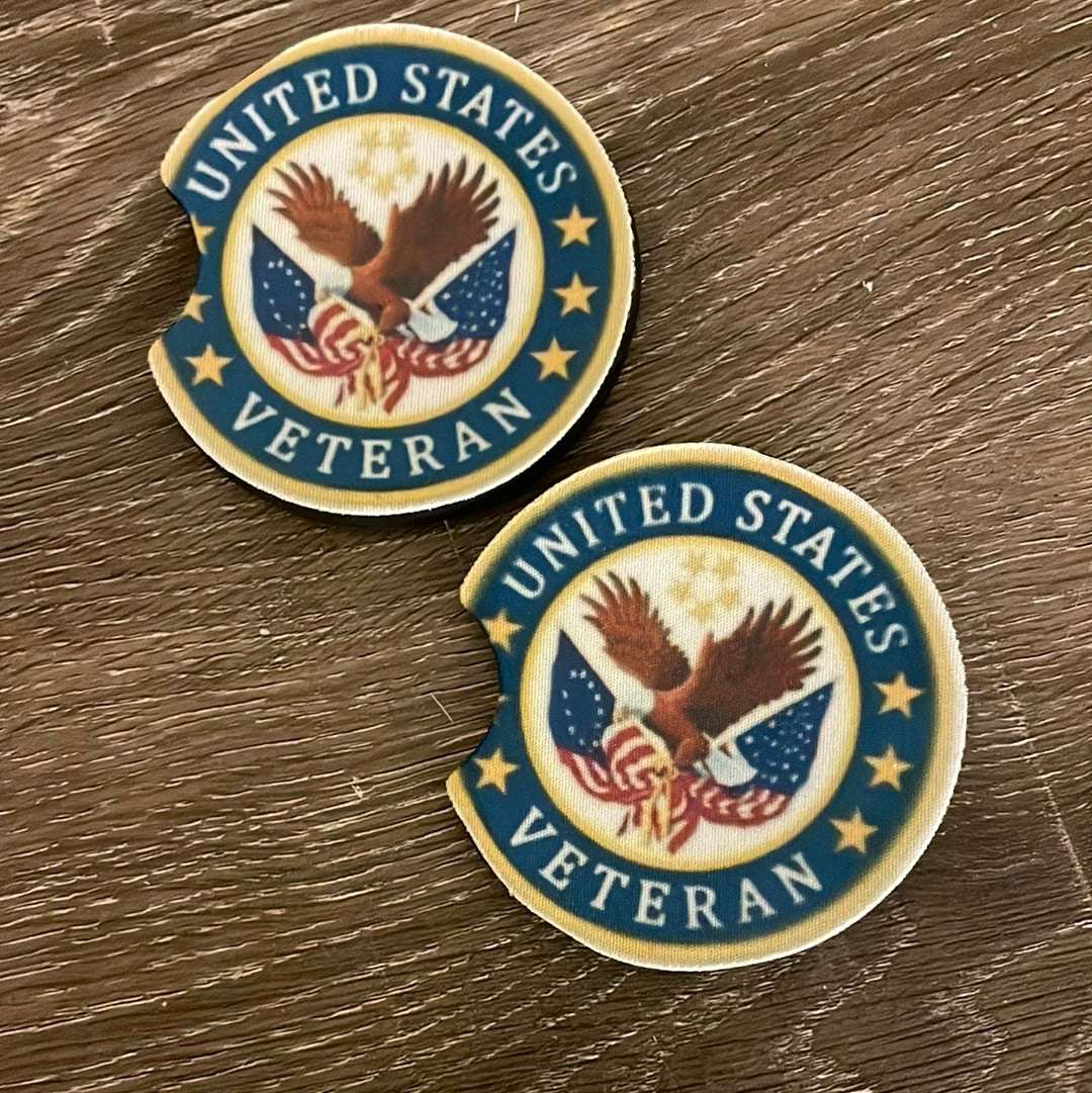 US Veteran Car Coasters staytruedesignco