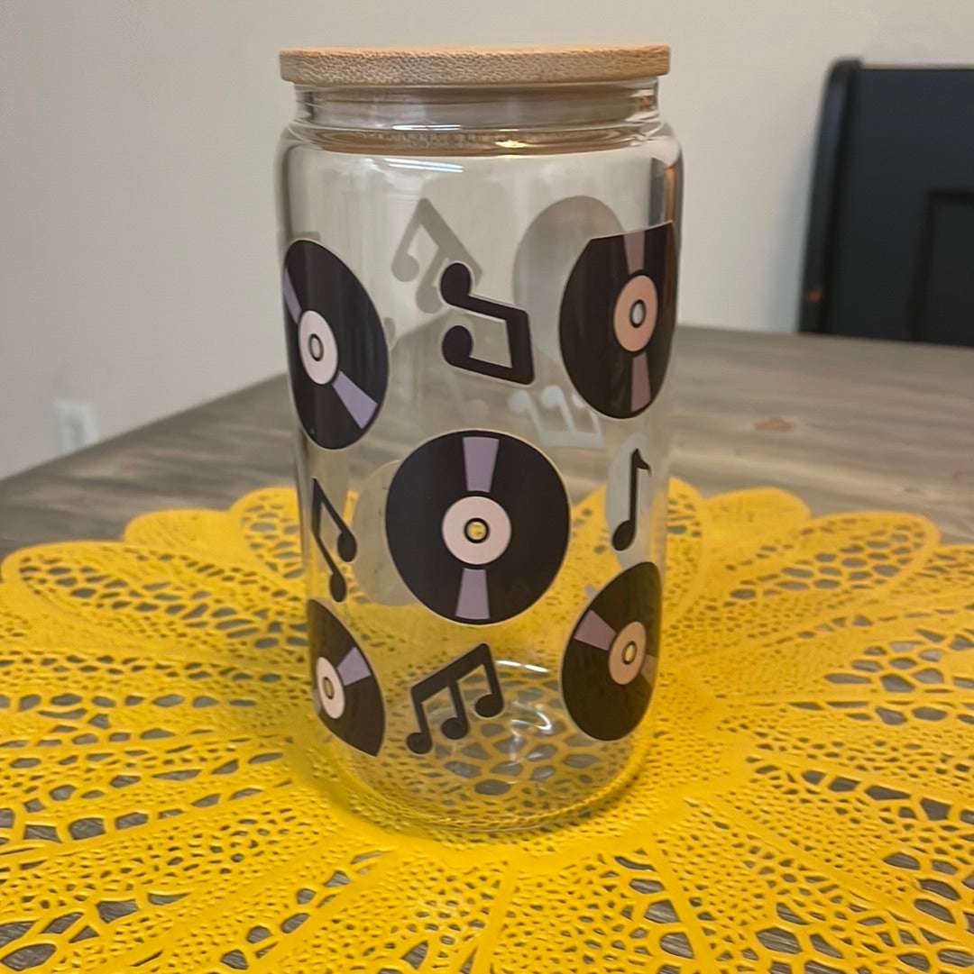 Music Glass Can Cup staytruedesignco