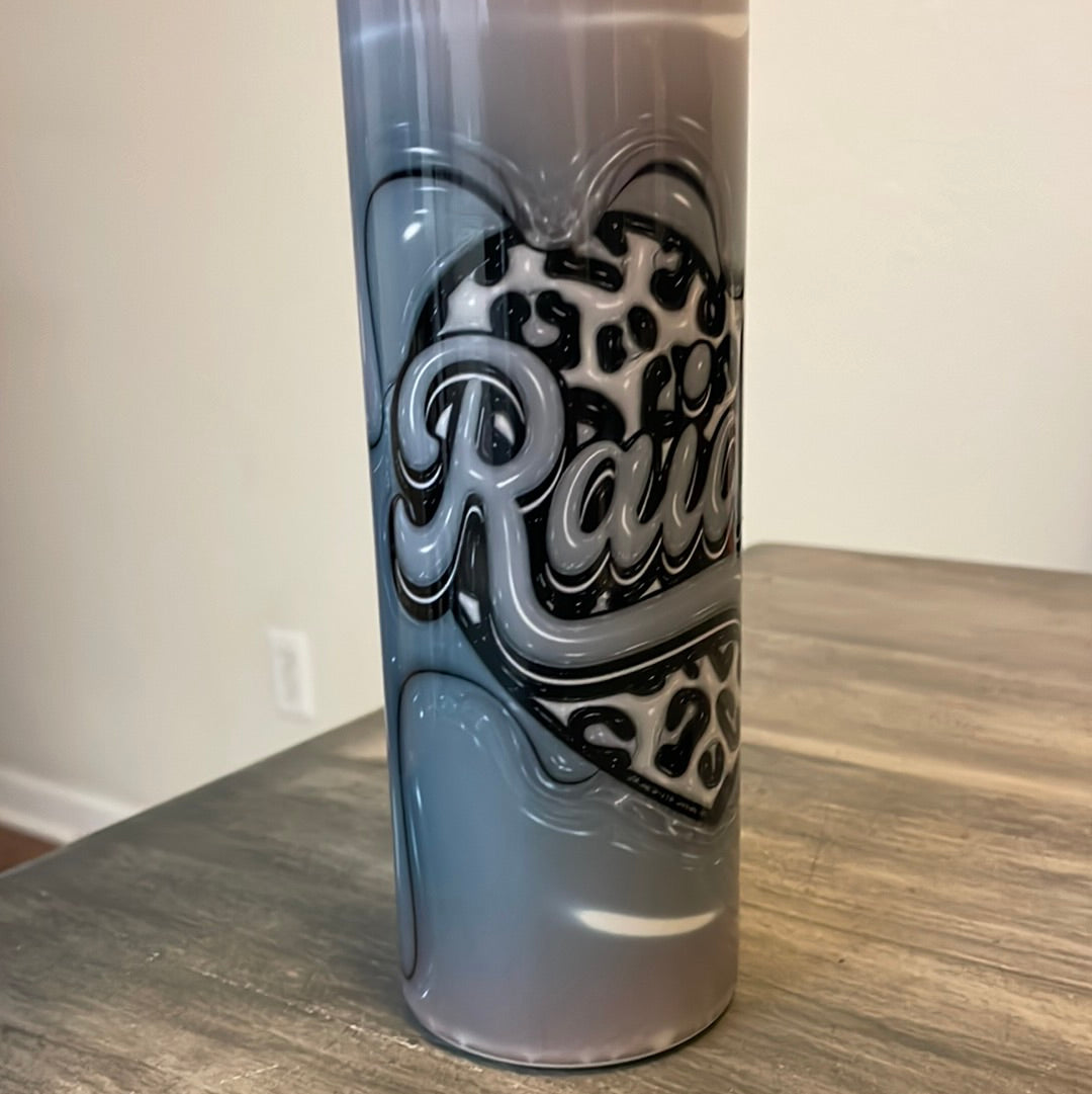 Raiders 3D Tumbler