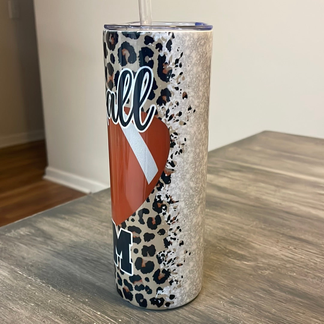 Football Mom Tumbler
