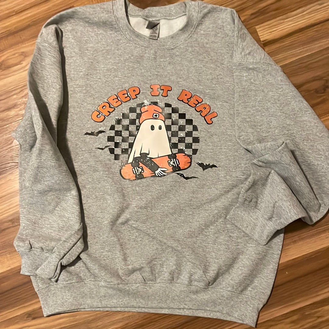 Creep It Real Crew Neck Sweatshirt