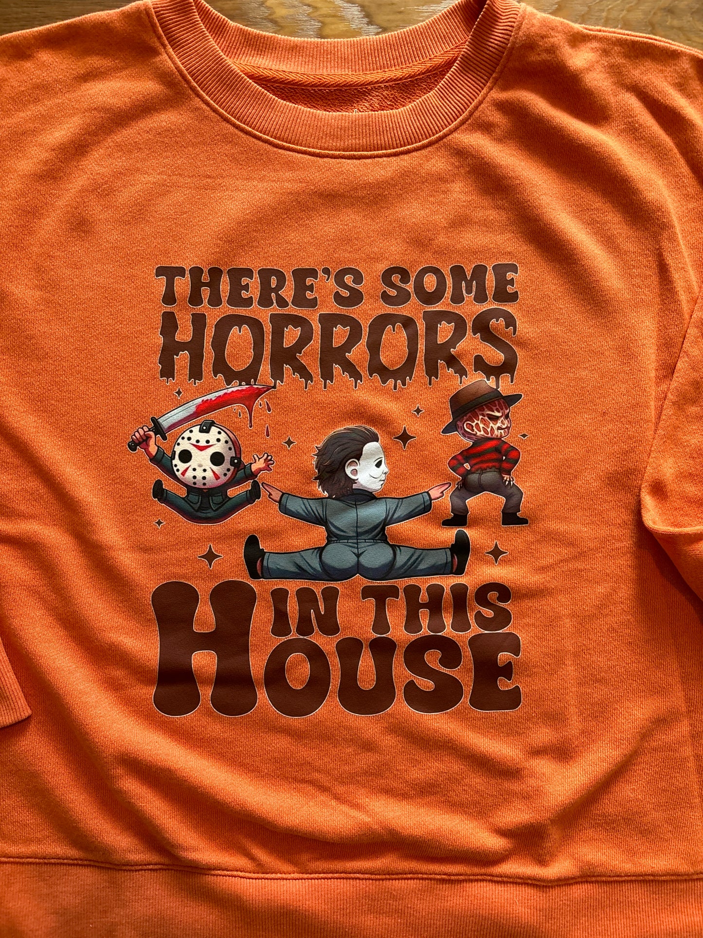 House Horrors Crew Neck Sweatshirt