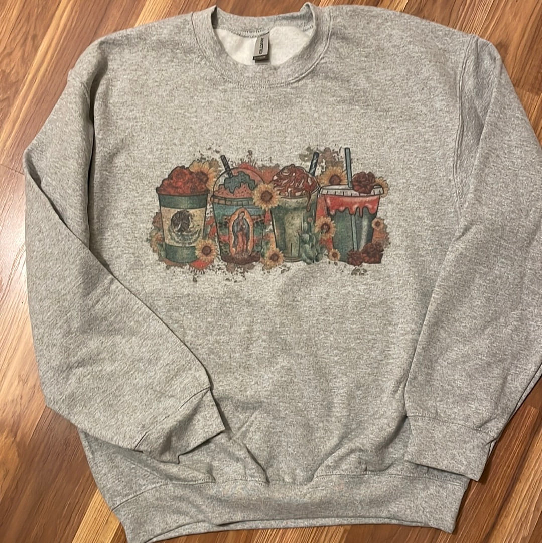 Mexico Drinkin Crew Neck Sweatshirt