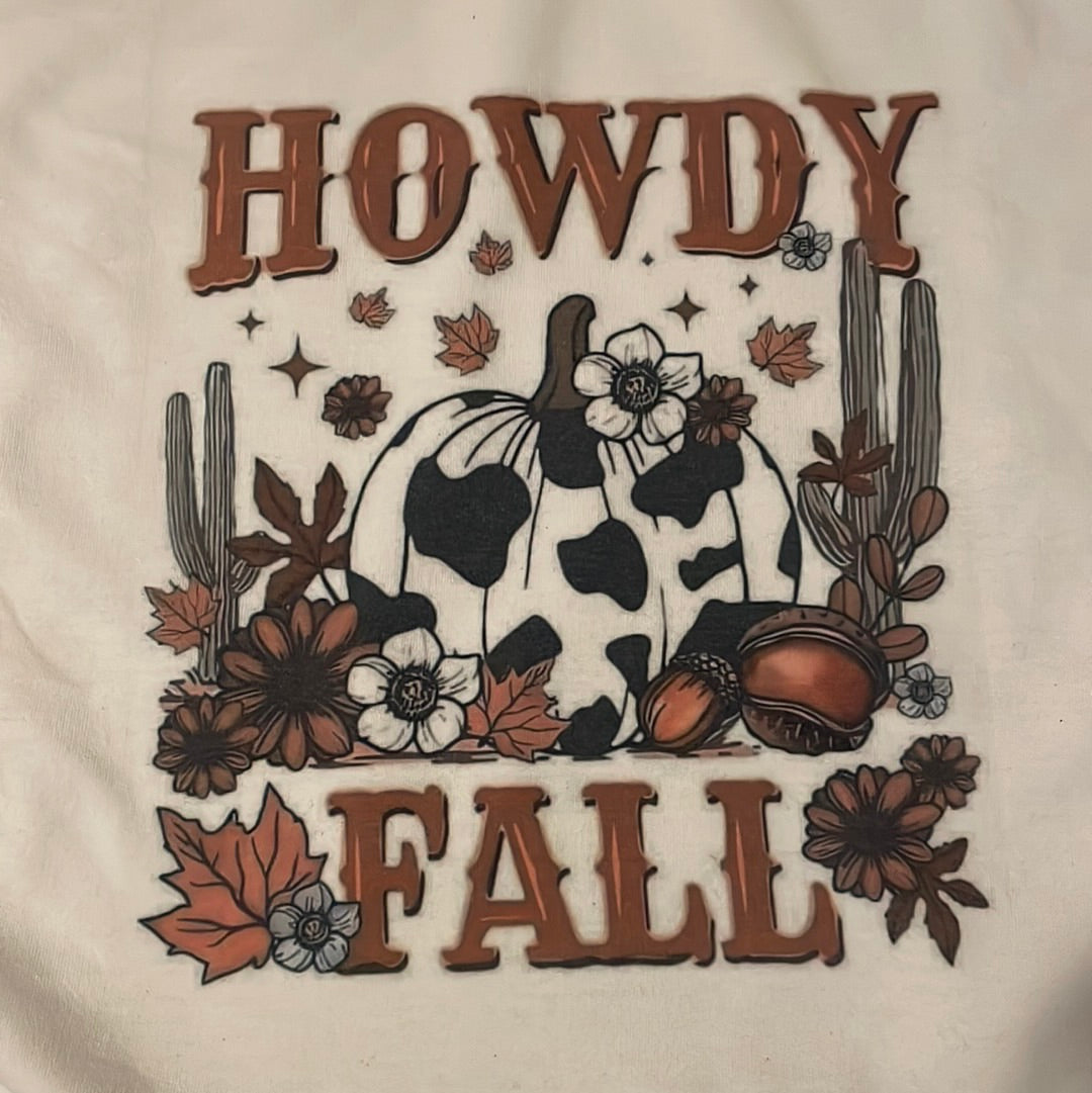 Howdy Fall Crew Neck Sweatshirt