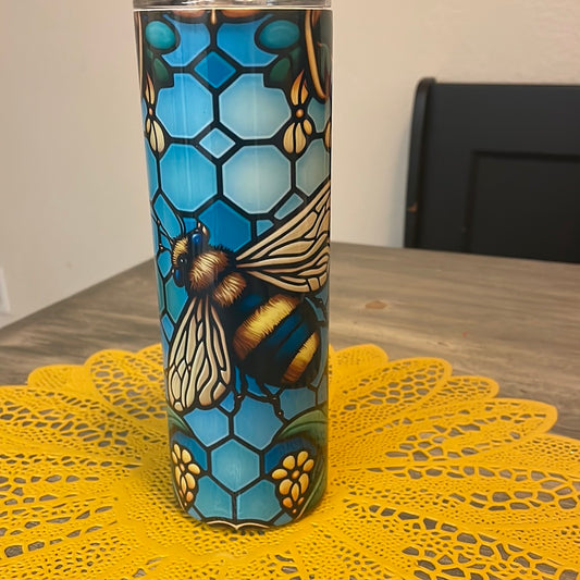Stained Bee Tumbler