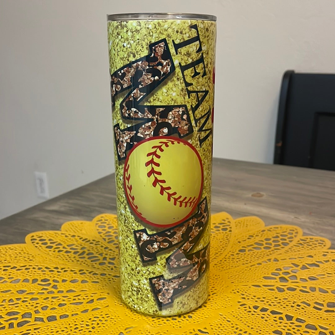 Team Mom Tumbler (imperfect)