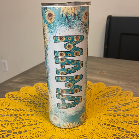 Mama Sunflower Tumbler